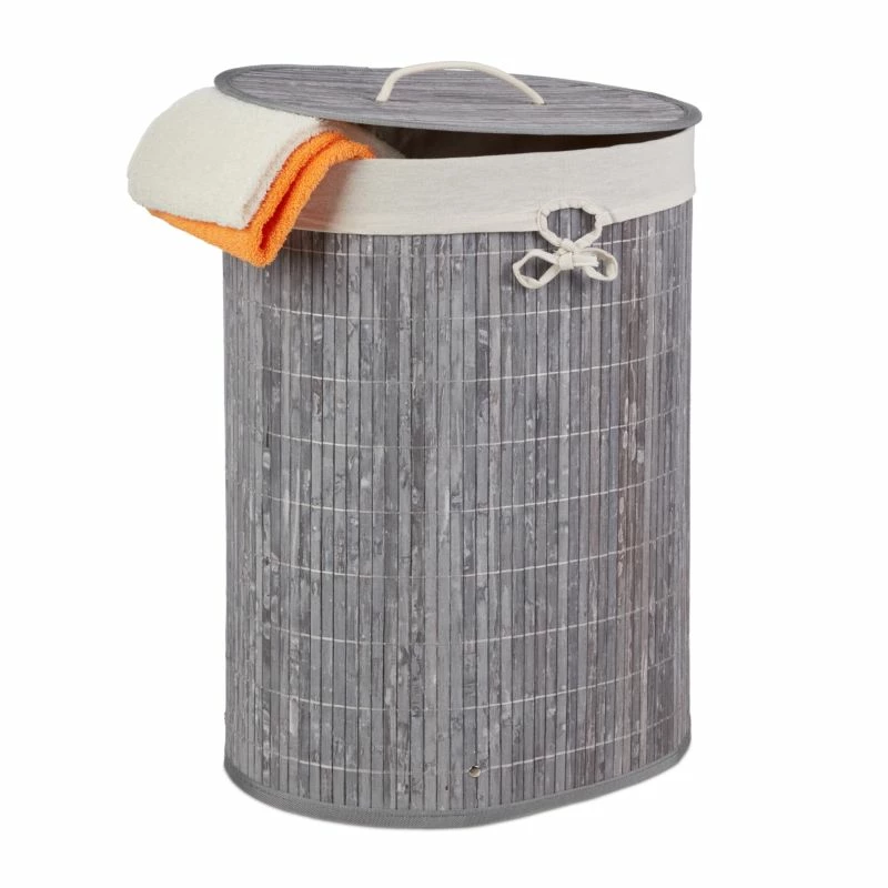 1x Panier Linge En Bambou Ovale Nature 22 1x Panier Linge En Bambou Ovale Nature – Image 20
