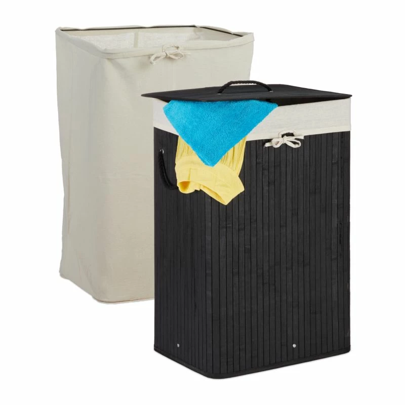 Panier Lessive En Bambou Rectangulaire 20 Panier Lessive En Bambou Rectangulaire – Image 18