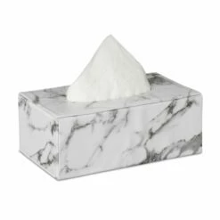 Boîte De Mouchoirs Effet Marbre
