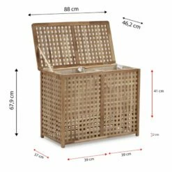 Panier à Linge Double Kota Couvercle -Home24 Soldes 6c1b557b1258435496a1188afba87480