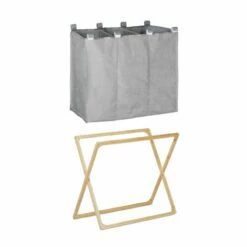 Panier à Linge 3 Compartiments Pliable -Home24 Soldes 6cad2ac5cdc544c4819e48a1fbc0b8c8