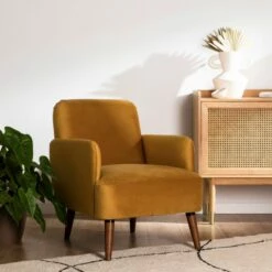 Fauteuil Rétro Velours Vert Forêt -Home24 Soldes 6ced196b31a646e289dce54b5a05a677