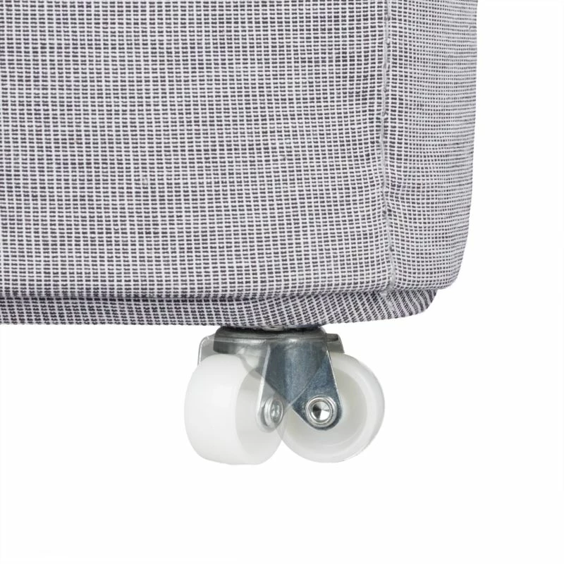 Panier à Linge Rond En Tissu Et Bambou 11 Panier à Linge Rond En Tissu Et Bambou – Image 9