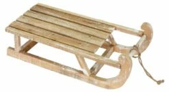 Décoration De Noël Traîneau Brun