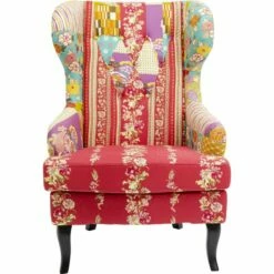 Fauteuil Wing Patchwork