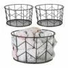Lot De 3 Corbeilles Fil De Fer En Noir 2 Lot De 3 Corbeilles Fil De Fer En Noir -Home24 Soldes 72706207e120429e9e73f08985c8ae07