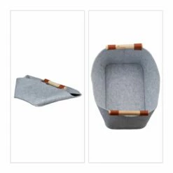 Sac En Feutre Avec Poignées En Bois -Home24 Soldes 74b824c0ed324d63860a40eaa879809b