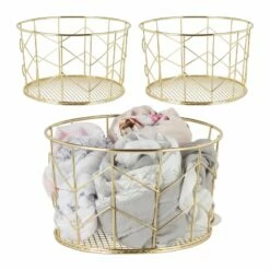 Lot De 3 Corbeilles Fil De Fer En Noir -Home24 Soldes 79f3797ae65c435e85689d1613901c96