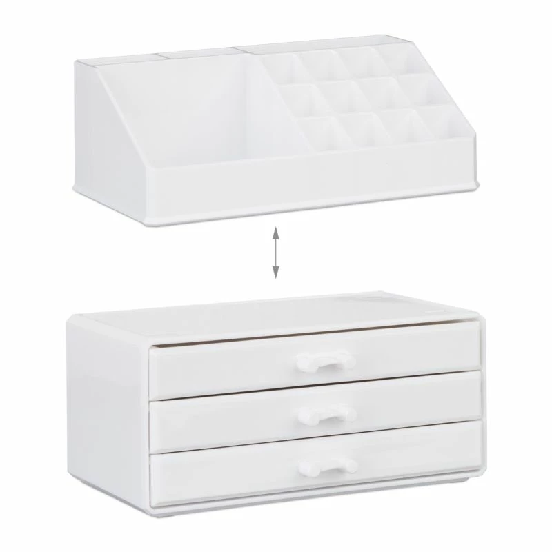 1x Organiseur Maquillage 3 Tiroirs Noir 16 1x Organiseur Maquillage 3 Tiroirs Noir – Image 14