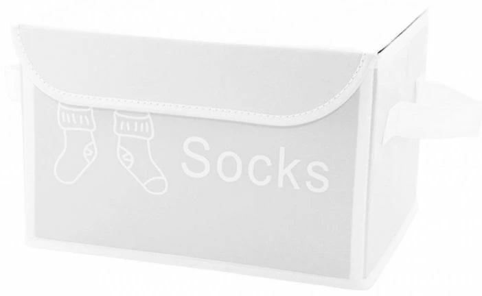 Boite Dressing à Couvercle Socks Blanc 3 Boite Dressing à Couvercle Socks Blanc