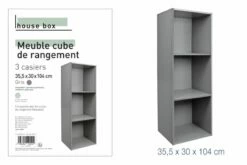 Etagère Cube Rangement 3 Cases -Home24 Soldes 7e94e44e70dc418fa55a9e58f580d7b6