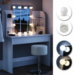 Éclairage LED Hollywood Blanc -Home24 Soldes 837e65e1c1e4455089904aff6b428966