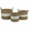 3 Panières Bicolore Blanche Et Marron -Home24 Soldes 83ea2f1ce9ee41509da7b2f434ea8b7d