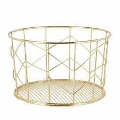 1x Corbeille Fil De Fer Blanche 34 1x Corbeille Fil De Fer Blanche -Home24 Soldes 840d7295ee2148c4bacb9e2ec7138aa6 1