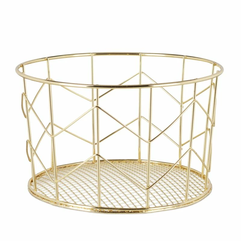 1x Corbeille Fil De Fer Blanche 15 1x Corbeille Fil De Fer Blanche – Image 13