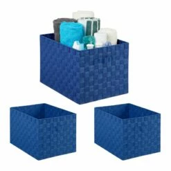 3x Paniers De Rangement Rouges à Poignée -Home24 Soldes 8915b69a2dc24baca4d09404d31b1fb7