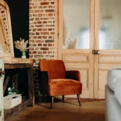 Fauteuil Rétro Velours Vert Forêt -Home24 Soldes 896371c1476643e588204534a7fd9242