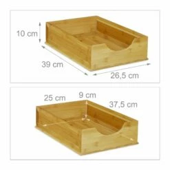 Corbeille à Documents En Bambou -Home24 Soldes 89863e9b1a344000b3d044c98e0d89ad