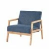 Fauteuil BONIFACIO En Tissu Bleu 1 Fauteuil BONIFACIO En Tissu Bleu -Home24 Soldes 89bcf81cffe047d99dc7c71e91426c76