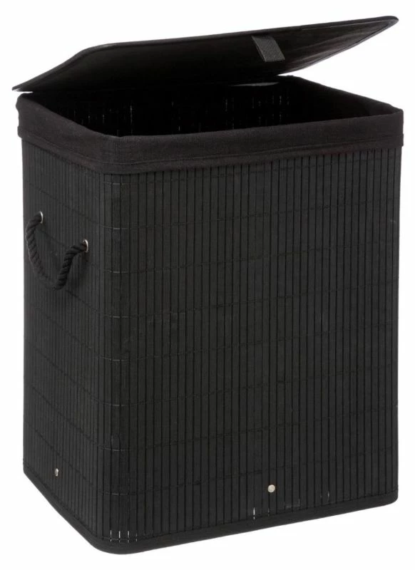 Panier à Laver 2 Chambres BAMBOU 4 Panier à Laver 2 Chambres BAMBOU – Image 2