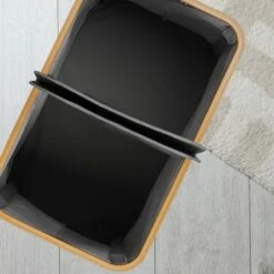 Panier à Linge 2 Compartiments Gris -Home24 Soldes 8baf3606c1b54bedb064c723a49cb097