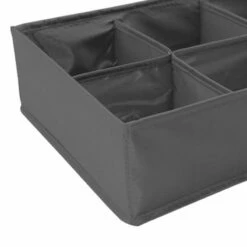 4 Organisateurs Rangement 6 Cases Gris -Home24 Soldes 8eef1e5f3895461f85ab6e5e5bb14423 1