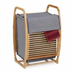 Corbeille à Linge Bambou Avec Couvercle -Home24 Soldes 8f2d9be8fb3c4e0e986493c8648847b6