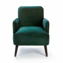 Fauteuil Rétro Velours Vert Forêt -Home24 Soldes 8f3b3bdf1ccb43ba80255222e4834fbf
