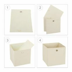 2x Boîtes De Rangement Beige -Home24 Soldes 8f9f9f917ddc42f4ade825ff7496844e 2