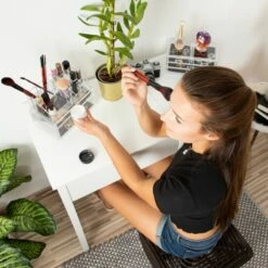 Organiseur à Maquillage Avec 2 Tiroirs -Home24 Soldes 8fe4b13daa564e749d81a234ded6167e