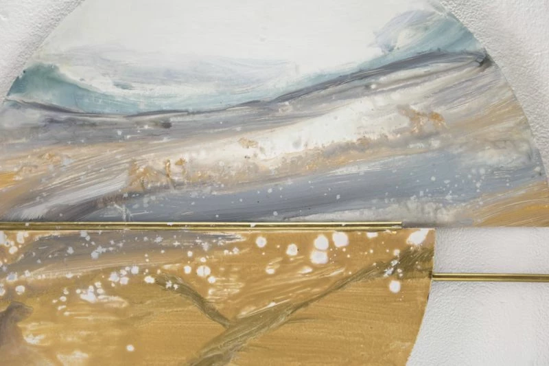 Sculpture Murale Métal Milieu Doré 11 Sculpture Murale Métal Milieu Doré – Image 9