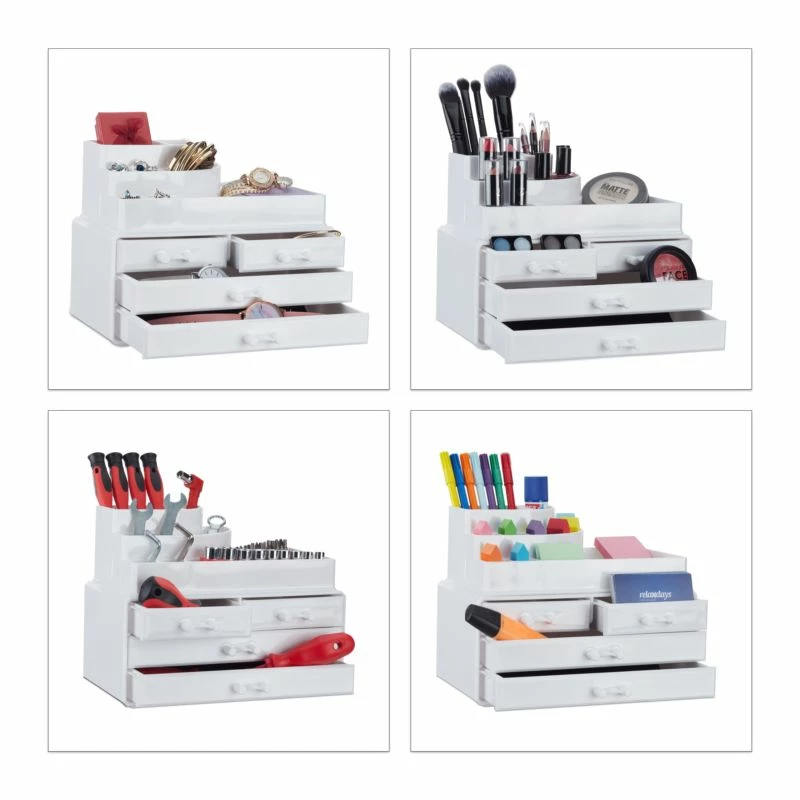 1x Organiseur De Maquillage 4 Tiroirs 18 1x Organiseur De Maquillage 4 Tiroirs – Image 16