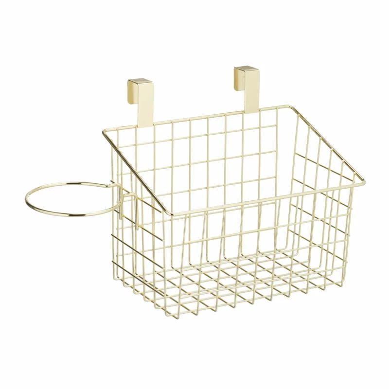 2x Panier Suspension En Métal Doré 5 2x Panier Suspension En Métal Doré – Image 3