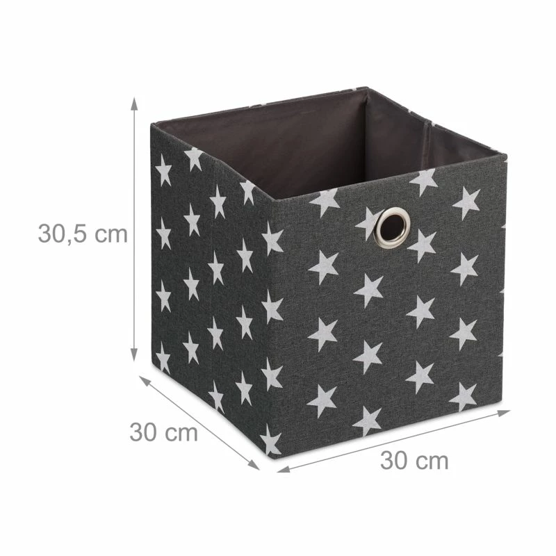 Lot De 2 Bacs De Rangement étoiles 9 Lot De 2 Bacs De Rangement étoiles – Image 7