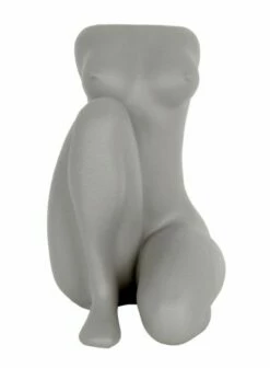 PRESENT TIME Pot De Fleurs Sitting Lady