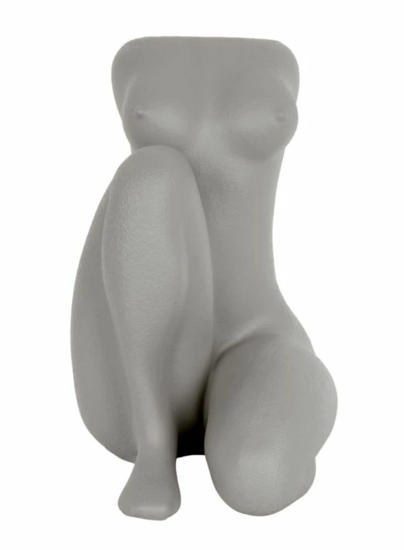 PRESENT TIME Pot De Fleurs Sitting Lady 3 PRESENT TIME Pot De Fleurs Sitting Lady