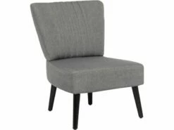 Fauteuil En Tissu Zoé - 1 Place - Gris