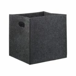 1x Panier à Bûches Carré En Feutre Gris 30 1x Panier à Bûches Carré En Feutre Gris -Home24 Soldes 9753cc430b114b49b1d683da240091fb