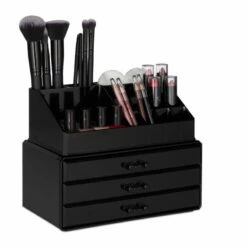1x Organiseur Maquillage 3 Tiroirs Noir 25 1x Organiseur Maquillage 3 Tiroirs Noir -Home24 Soldes 98dbe3d99b8041748e5ab1f694fd7869