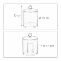 Distributeur Coton Démaquillant Set 3 -Home24 Soldes 99471505a43e4c718cf6ffb0b1fbb5a7