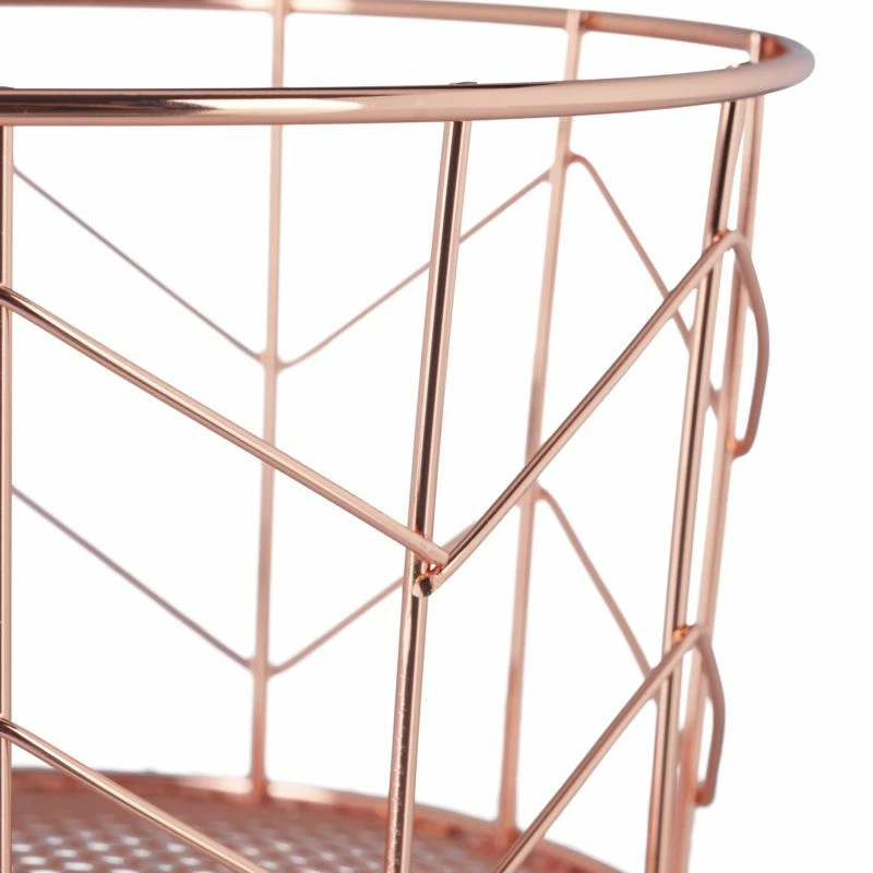 1x Corbeille Fil De Fer Blanche 14 1x Corbeille Fil De Fer Blanche – Image 12