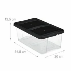 Boîtes à Chaussures Noires Lot De 24 -Home24 Soldes 9ad1b092001e433db9c2a3ab87e6ea2e 1