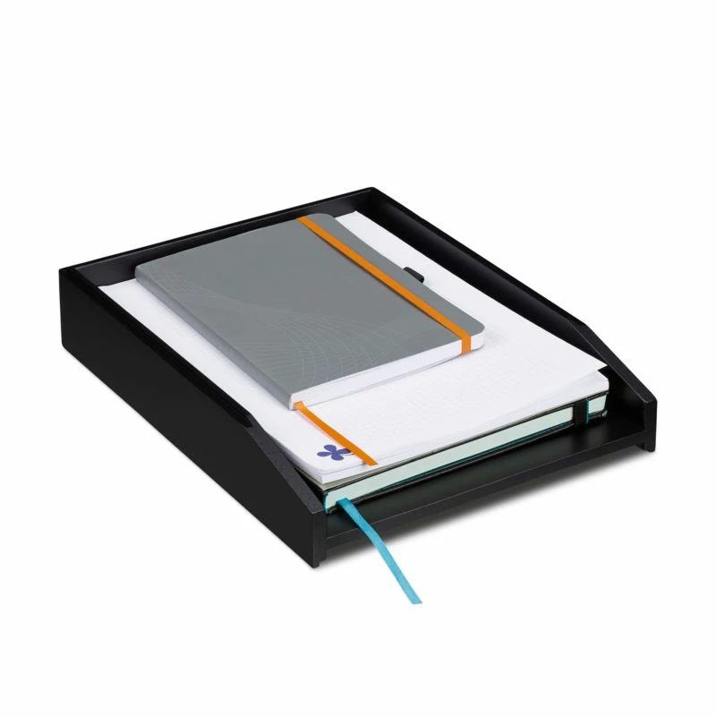 Bac à Lettres Empilable Noire 3 Bac à Lettres Empilable Noire