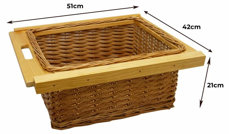 3 X Paniers En Osier 500mm 11 3 X Paniers En Osier 500mm – Image 9