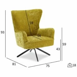 Fauteuil Bob Jaune -Home24 Soldes 9c5f2f13238844928fa7c16518f2c955