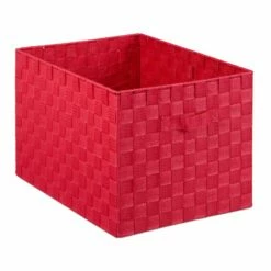 3x Paniers De Rangement Rouges à Poignée -Home24 Soldes 9f2464eed98f4f3db96595959ea66e0a