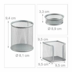 Set De 3 Fournitures De Bureau En Métal -Home24 Soldes 9fa808692edf4ca591b5287a27559f39