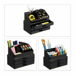 2 Organiseurs Maquillage 3 Tiroirs Blanc -Home24 Soldes a253c8ceb8a3433db9567929c895e410 1