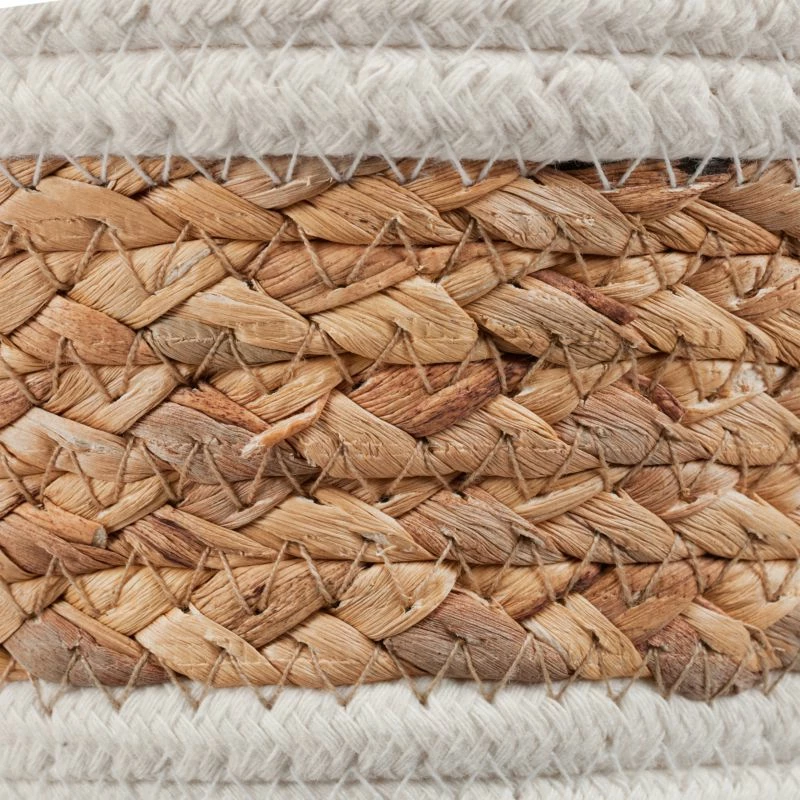 Panier Rangement Coton Bicolore 6 Panier Rangement Coton Bicolore – Image 4