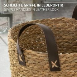 Set De 3 Corbeilles Avec Poignées Marron -Home24 Soldes a37088a6e64f4a7f83efeeb31ccab929